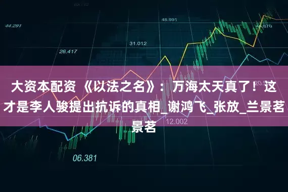 大资本配资 《以法之名》：万海太天真了！这才是李人骏提出抗诉的真相_谢鸿飞_张放_兰景茗