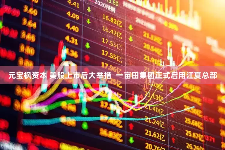 元宝枫资本 美股上市后大举措  一亩田集团正式启用江夏总部